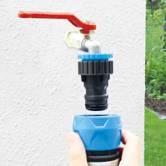   Adapter AQUACRAFT® 550992, MAX-Flow, 1"x3/4"-1", kerti tömlőhöz