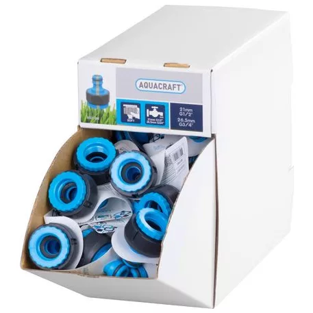 Softtouch Adapter 3/4" -1/2, Aquacraft 552185, Kijelző doboz, 70 db
