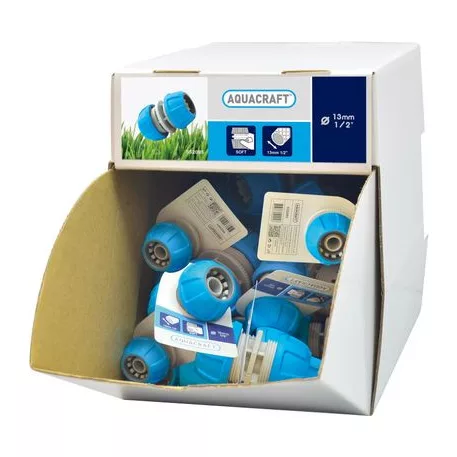 1/2 Softtouch Csatlakozó, Aquacraft 552085, Display Box, 50 /Pk
