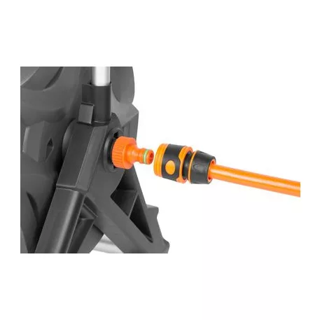 Csörlő Strend Pro, állítható fúvóka + 2x gyorcsatlakozó + vízcsap csatlakozás, 1/2" tömlő, 30 m,