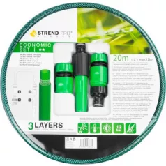   Tömlő Strend Pro Economic Set 1/2", L-20 M, adapter, fúvóka, csatlakozók