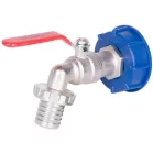 Strend Pro készlet, szelep 1 1/4" + műanyag redukció 60 mm + furat 1", IBC tartály