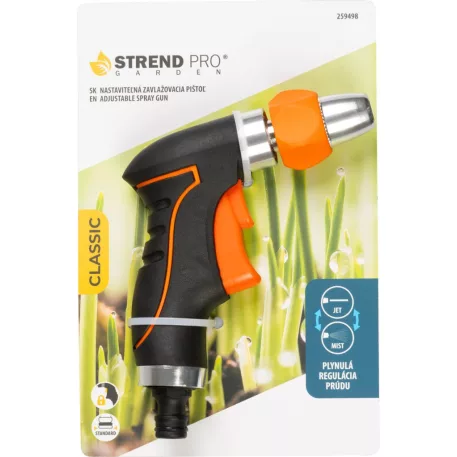 Öntözőpisztoly Strend Pro Garden BJ4027T, csúszásmentes markolat