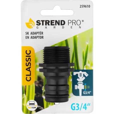 Adapter Strend Pro Garden, G3/4", MAX FLOW
