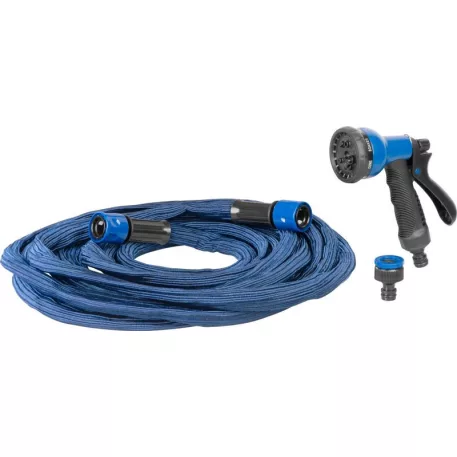 Strend Pro Garden Flexi tömlő, 7,3-15 m, 1/2"-3/4" + pisztoly