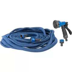   Strend Pro Garden flexibilis tömlő, 14,6-30 m, 1/2"-3/4" + pisztoly