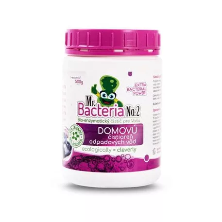 Aktivátor Mr.Bacteria No.2, szennyvíztisztítóhoz, 500 g