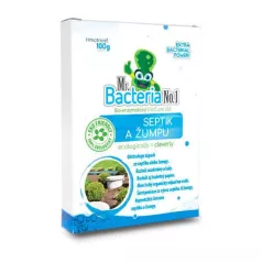   Mr.Bacteria No.1 aktivátor, szeptikus tartályokhoz és emésztőgödrökhöz, 100 g