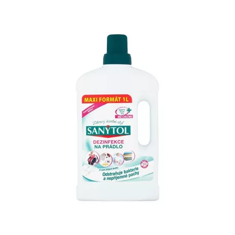 Sanytol fertőtlenítő, fehérneműre, fehér virág illat, 1 l