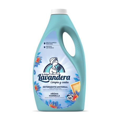 Mosógél Lavandera, marseille-i szappan, 2500 ml/50 mosási adag, mosáshoz