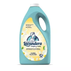   Mosógél Lavandera, vad virágok, 4500 ml/90 mosási adag, mosáshoz