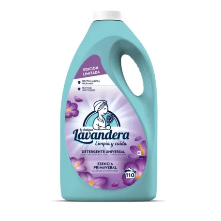 Mosógél Lavandera, tavaszi illat, 4950 ml/110 mosási adag, mosáshoz