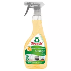   Tisztítószer Frosch, fényes felületekhez, multifunkcionális, narancs, 500 ml