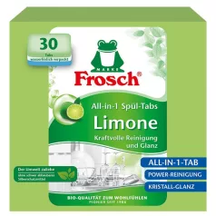   Tabletta Frosch EKO, Minden az 1-ben, mosogatógéphez, citrom, 30 tabletta, ALL in 1