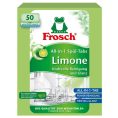 Tabletta Frosch EKO, Minden az 1-ben, mosogatógéphez, citrom, 50 tabletta, ALL in 1