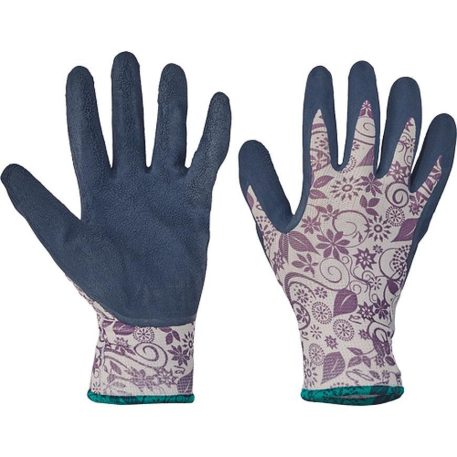 Kesztyű Pintail Navy 9, Nejlon/Latex, Lila