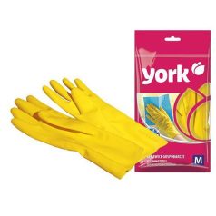Gumikesztyű York 92020 (M), Sárga