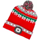 Strend Pro X-mas piros-zöld kupak L, 4x SMD LED, USB töltés