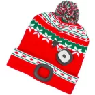 Strend Pro X-mas piros-zöld kupak L, 4x SMD LED, USB töltés