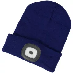   Strend Pro Albacore kék gyereksapka M, 4x SMD LED, USB töltés