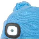 Gyerek sapka, kék M, 4x SMD LED, USB töltés