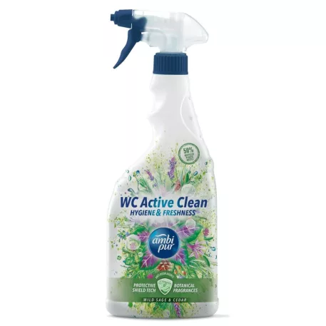 Ambipur WC Active spray vad zsálya és cédrus 750ml