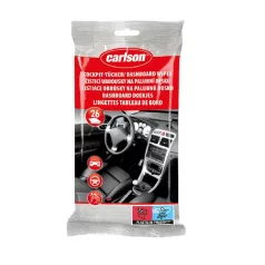   Carlson tisztító törlőkendők, műszerfalra, autóra, 26 db
