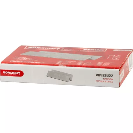 Warcraft CNS-S20Li / CNS-S20LiH tűzőgéphez kapocs, 22 mm, U típusú, 5000 db-os csomag