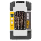 Készlet fúró SP+ Premium M2, 25 részes, 43478 mm, HSS, DIN-338