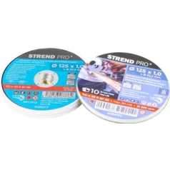 Korong Strend Pro 125x1,0x22,2 mm, fémvágó, 10 db