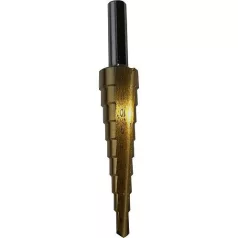 Lyukfúró Sp+ Sd41, 43567 mm, Tin, Hss, Lépcsős, Fémbe