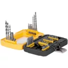 Fúró- és bitkészlet Strend Pro, Cr-V, tokban, 41 db