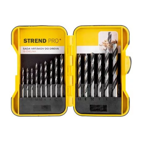 Strend Pro fúrókészlet, fához, 15 db