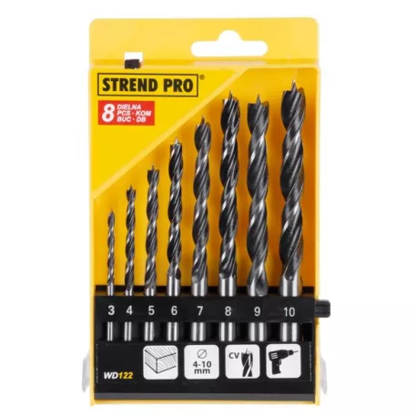 Készlet Fúró Sp+ Wd122, 8 Részes, Wood