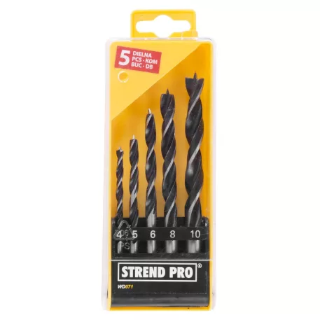 Fémfúró készlet faipari 5db 4 - 10mm