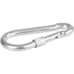 Karabiner Strend Pro, anyával, 12 mm, csom. 10 db