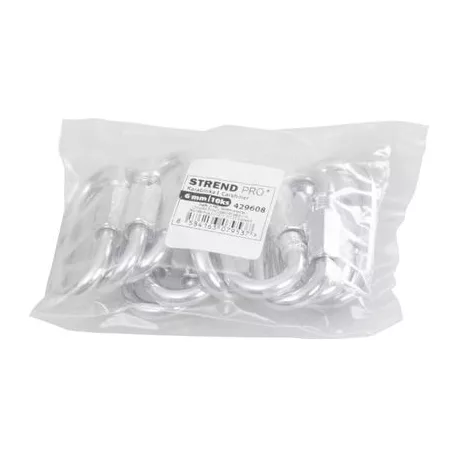 Karabiner Strend Pro, anyával, 6 mm, csom. 10 db