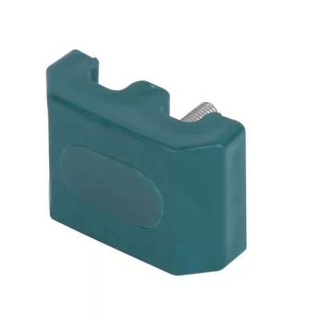 Strend Pro EUROSTANDARD rögzítő kerítés panelekhez, 60x40 mm , zöld, +csavar, M alakú