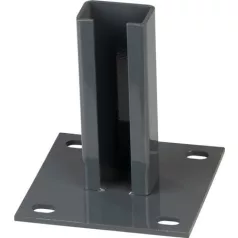 Strend Pro oszloptalp METALTEC, 60x40 mm, antracit, RAL7016