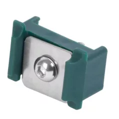   Fogó Strend Pro EUROSTANDARD, 60x40 mm, zöld, kerítéspanelre, 10 db