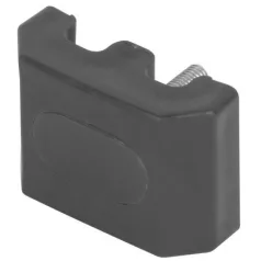   Strend Pro EUROSTANDARD rögzítő kerítés panelekhez, 60x40 mm , antracit, +csavar, M alakú