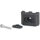 Strend Pro EUROSTANDARD rögzítő kerítés panelekhez, 60x40 mm , antracit, +csavar, M alakú