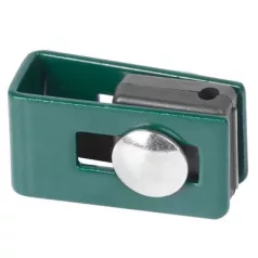   Strend Pro EUROSTANDARD rögzítő, U43 típusú, zöld színű, RAL6005, kerítés panelekhez, 5 db