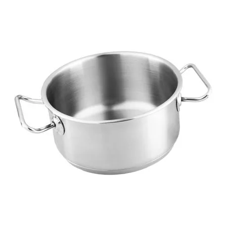 Lábas MagicHome Chloe, edény, 20 cm, 3 liter, üvegfedővel, rozsdamentes acél