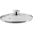 Lábas MagicHome Chloe, edény, 20 cm, 3 liter, üvegfedővel, rozsdamentes acél