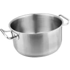 Lábas MagicHome Chloe, edény, 22 cm, 4 liter, üvegfedővel, rozsdamentes acél