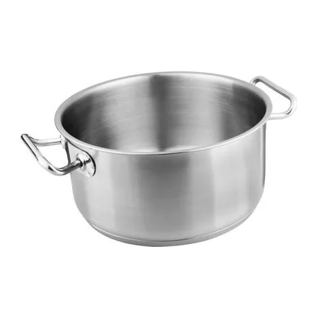 Lábas MagicHome Chloe, edény, 22 cm, 4 liter, üvegfedővel, rozsdamentes acél