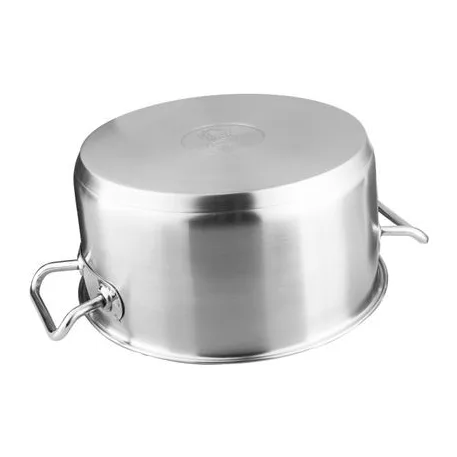 Lábas MagicHome Chloe, edény, 22 cm, 4 liter, üvegfedővel, rozsdamentes acél