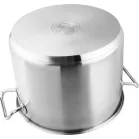 Edény MagicHome Chloe, 24 cm, 8 liter, üvegfedővel, rozsdamentes acél