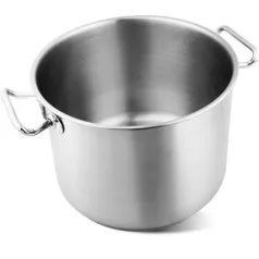   Edény MagicHome Chloe, 30 cm, 15 liter, üvegfedővel, rozsdamentes acél